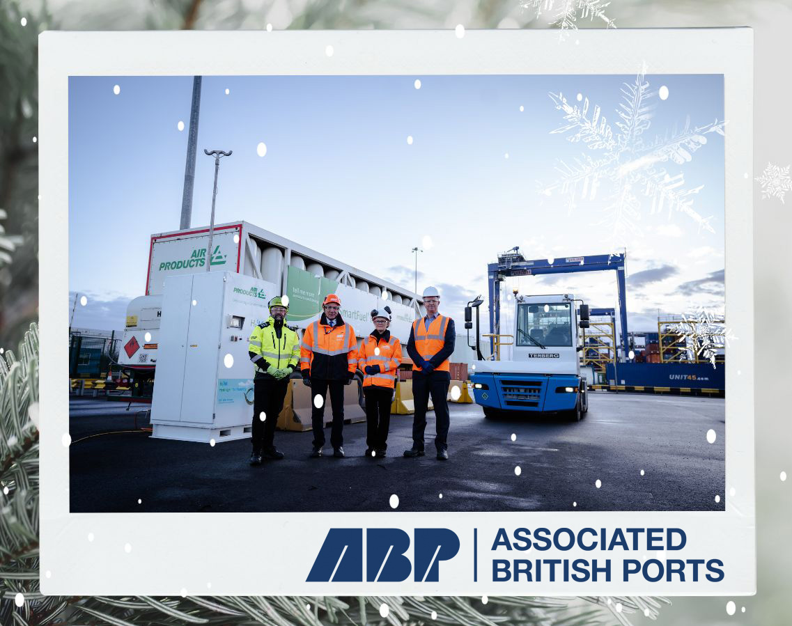 Across the “12 Days of Christmas” we are recalling some of our #ReadyforTomorrow achievements. On the 1st Day of Christmas - Did you know in January 2023 ABP’s Port of Immingham was the first port to trial hydrogen terminal tractor in UK - abports.co.uk/news-and-media…
