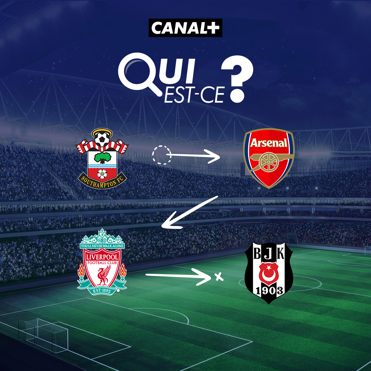 #PL 🏴󠁧󠁢󠁥󠁮󠁧󠁿 - Liverpool / Arsenal, c'est le choc du week-end sur les chaînes CANAL+ SPORT !

🧐 Saurez-vous retrouver ce joueur passé par les deux clubs ?
