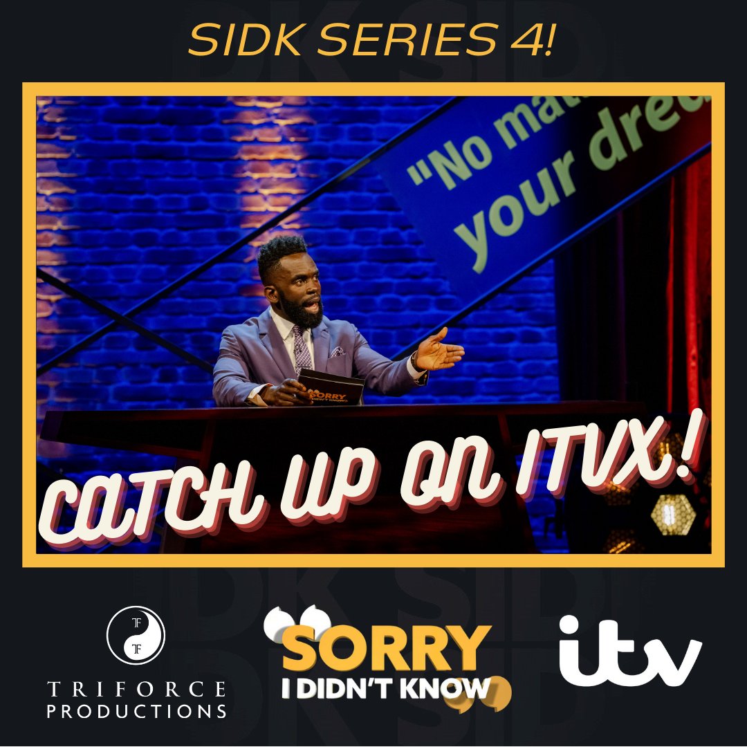 🎉CATCH UP!🎉 Our BRAND NEW SERIES may have finished, but if you didn't happen to see it, don't worry - you can catch it now on ITVX! 🔗See #linkinbio #SIDK #SoonCome #BlackUK #BlackExcellence #UKBlackTalent #BlackBritish #AfroBritish #BlackInBritain #BlackUKCreatives