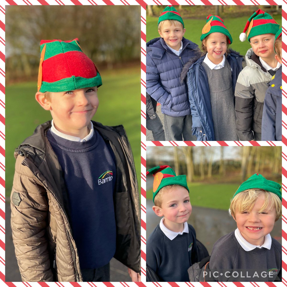 A very breezy Elf Run this morning to raise money for @StLukesHospice Well done Year 1! 🏃 @BarntonMissR