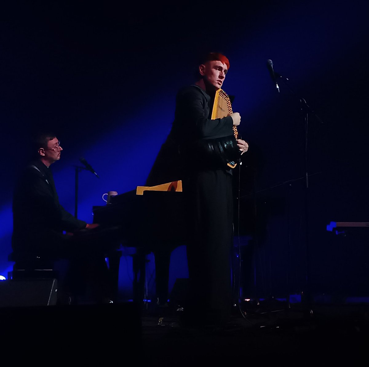 Patrick Wolf and I last worked together around 20 years ago. I joined him onstage again on Tuesday to revisit some very special songs. Smashing gig and a joyous evening. X