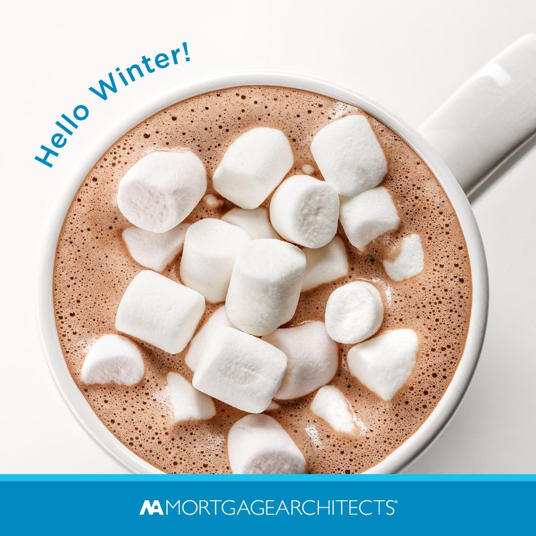 Be sure to bundle up because winter has arrived, bringing snow days, hot cocoa and merriment! 
#WinterSolstice #HelloWinter #Mortgagearchitects