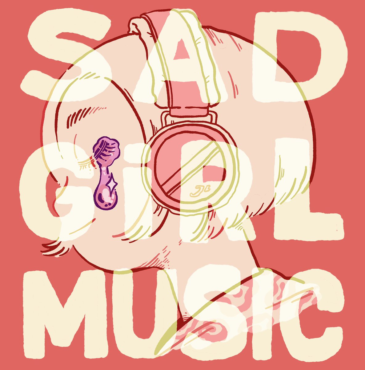 「I love me some sad girl music so I made 」|Luchie 🍳のイラスト