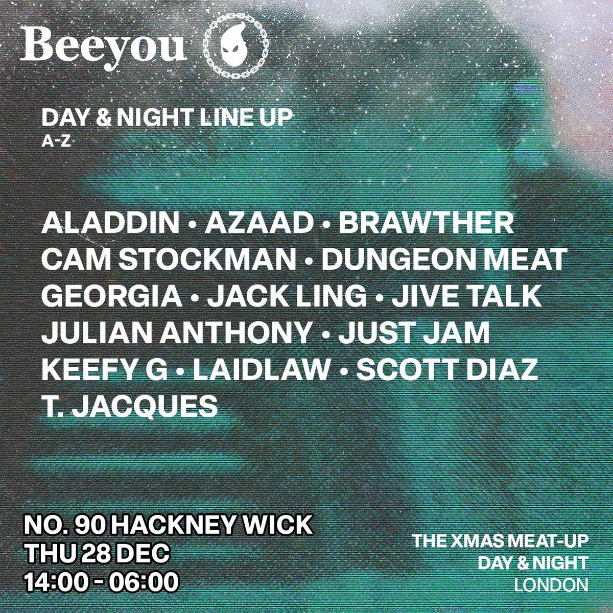 🎅 It wouldn’t be Christmas without a present so with 7 days to go the Xmas Meat-Up lineup is here!