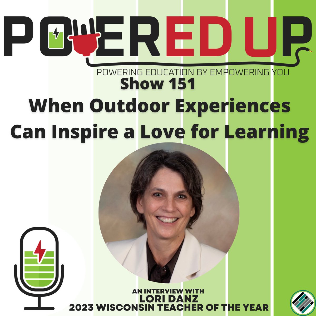 NEW EPISODE dropped today w/ @LoriDanz2 the @WisconsinDPI Teacher of the Year. So many ideas to implement into the classroom. Tune in to hear how she leads her district with their 'classroom forest'. Yes it is a real forest. podcasts.apple.com/us/podcast/pow…