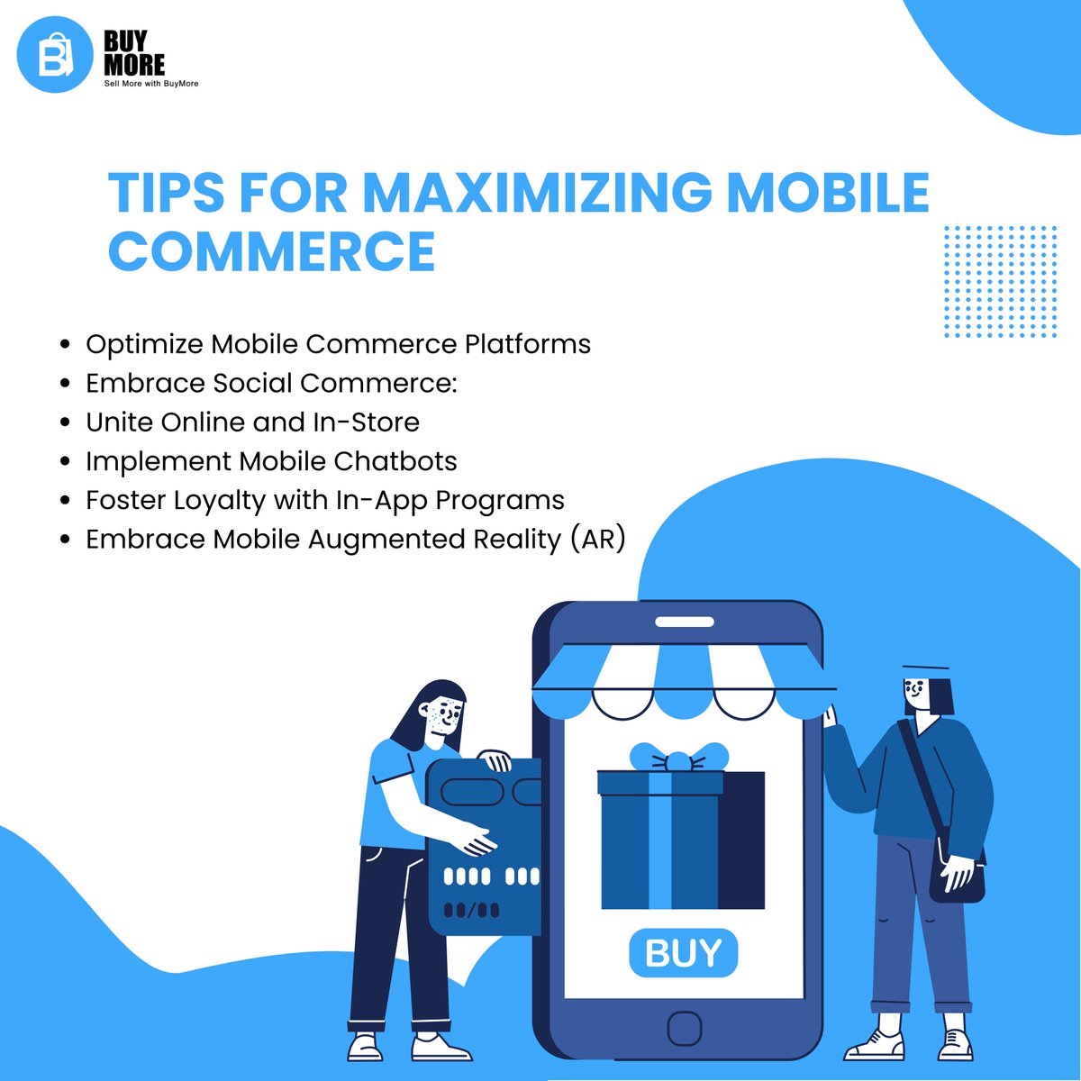 Tips for Maximizing Mobile Commerce! 📱

#MobileCommerceTips #MobileCommerce #SocialCommerceStrategies #OmnichannelShopping #ChatBots #CustomerService #OnlineRetail #MobileShopping #DigitalCommerce #Omnichannel #OnlineShopping #Ecommerce #BuyMore