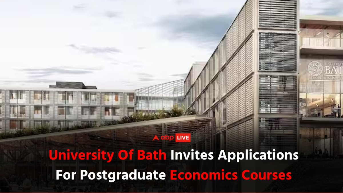 The University of Bath has invited applications for the postgraduate Economics programmes.

Click on the 🔗 to know more:
bitly.ws/36Muu

#ABPLive #UniversityOfBath #PostgraduateEconomicsCourses #EducationCourses