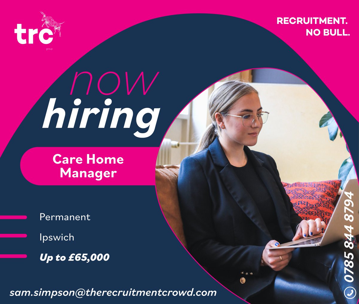 Our client is looking to recruit a Care Home Manager based in Ipswich.

Interested? Get in touch with Sam Simpson or see our other vacancies via our website 👉 therecruitmentcrowd.com/job-search/ 
 #CareHomeManager #Ipswich #Hiring