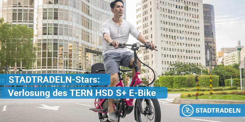 In vorweihnachtlicher Stimmung haben wir soeben ein außerordentlich tolles E-Bike von @ternbicycles an einen unserer #STADTRADELN-Stars verlost. Die Gewinner*in des TERN HSD S+ wurde übrigens schon per E-Mail benachrichtigt. 🎅🎄😉