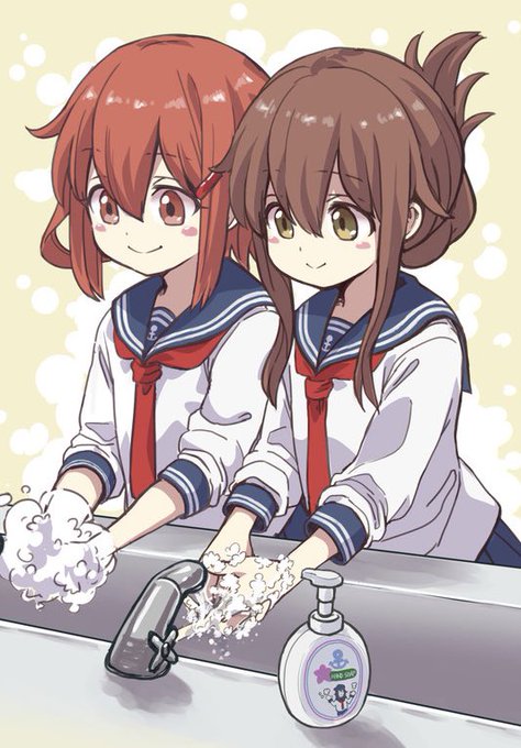 「ikazuchi (kancolle) multiple girls」Fan Art(Latest)