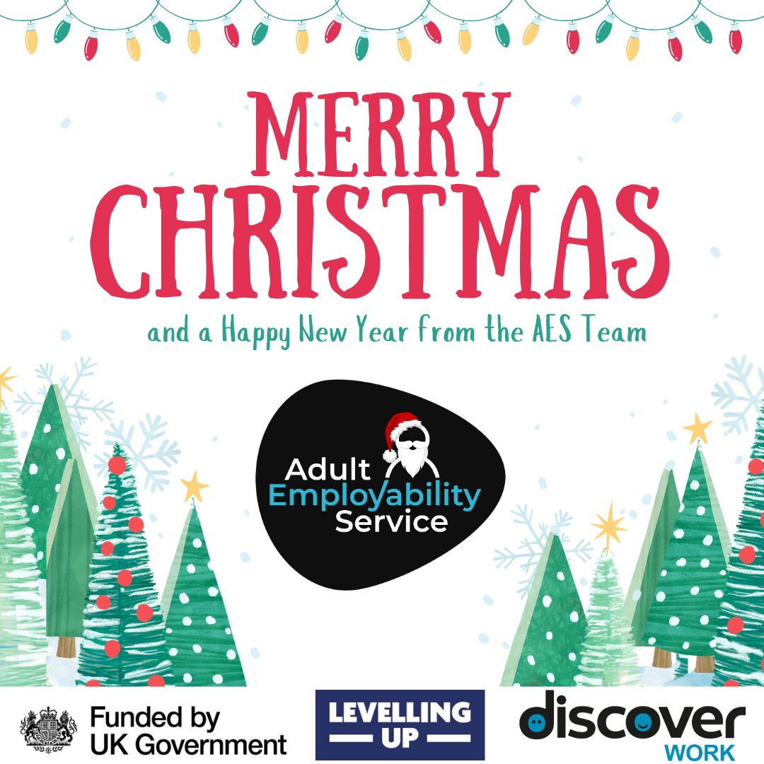 Merry Christmas from the Adult Employability team 🎅🎄 We hope you have a lovely time whatever your plans are over the festive season 😊