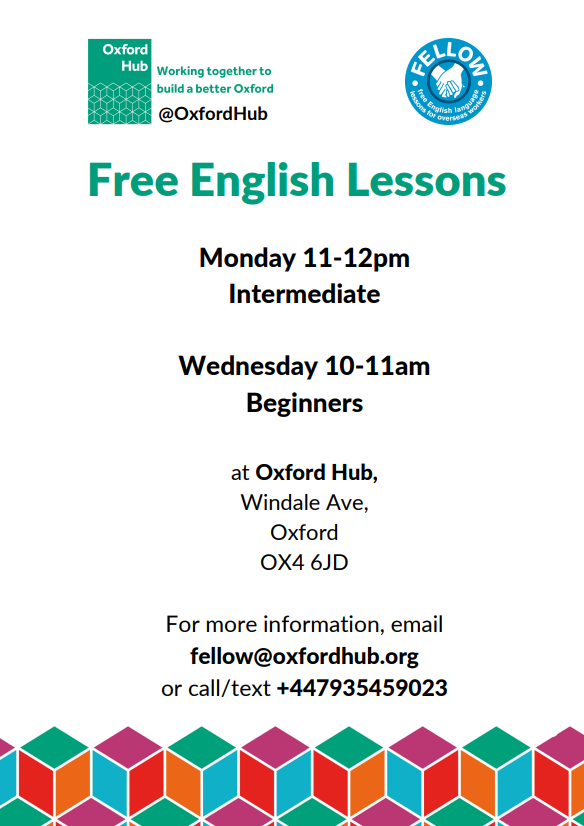 Free English lessons at our Windale Hub! Every Monday and Wednesday - all you need to do is email, call or text. Please share with anyone you think might benefit too!