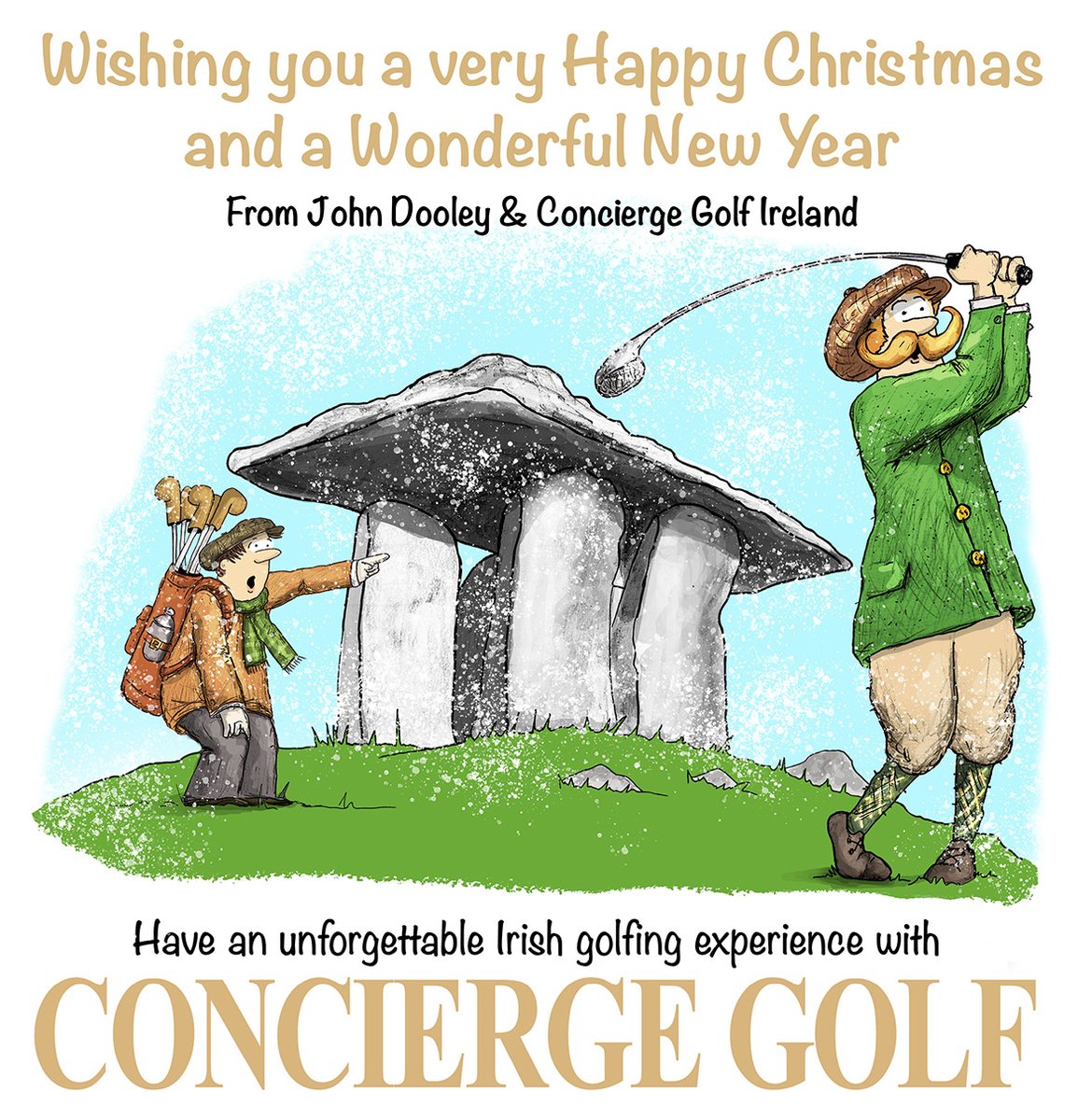 Wishing you a very happy Christmas and a fabulous New Year 2024 #golfireland2024