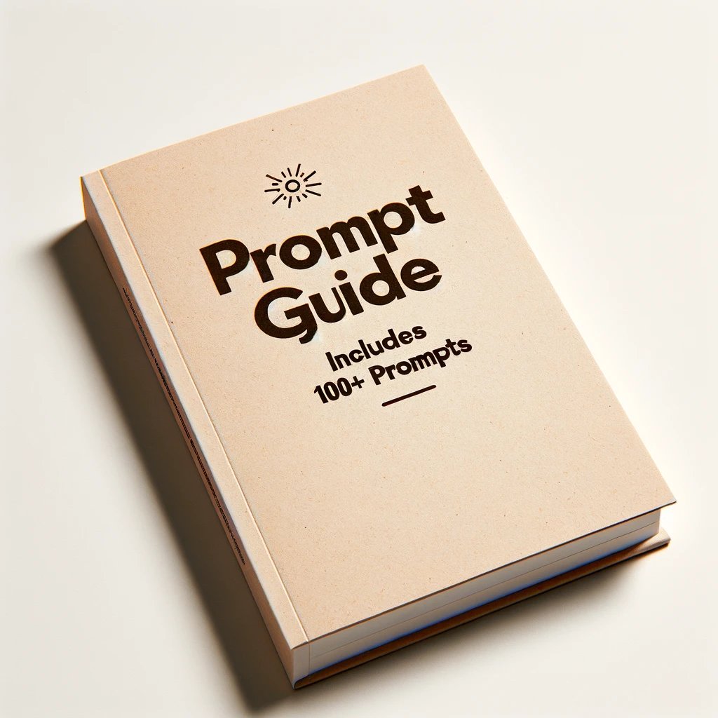 CHATGPT: Get the promptbook for absolutely free.

Just mention your name and email ID, and the prompt book will be emailed to you instantly

Here is how you can get it emailed to you in 1 second👇