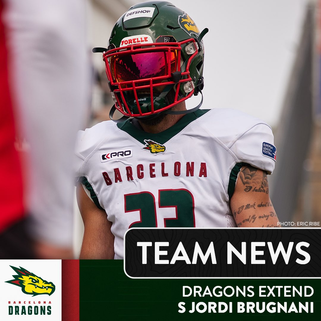 The heart of the Dragons stays at home as the @Dragons_BCN extend Safety Jordi Brugnani 🐲