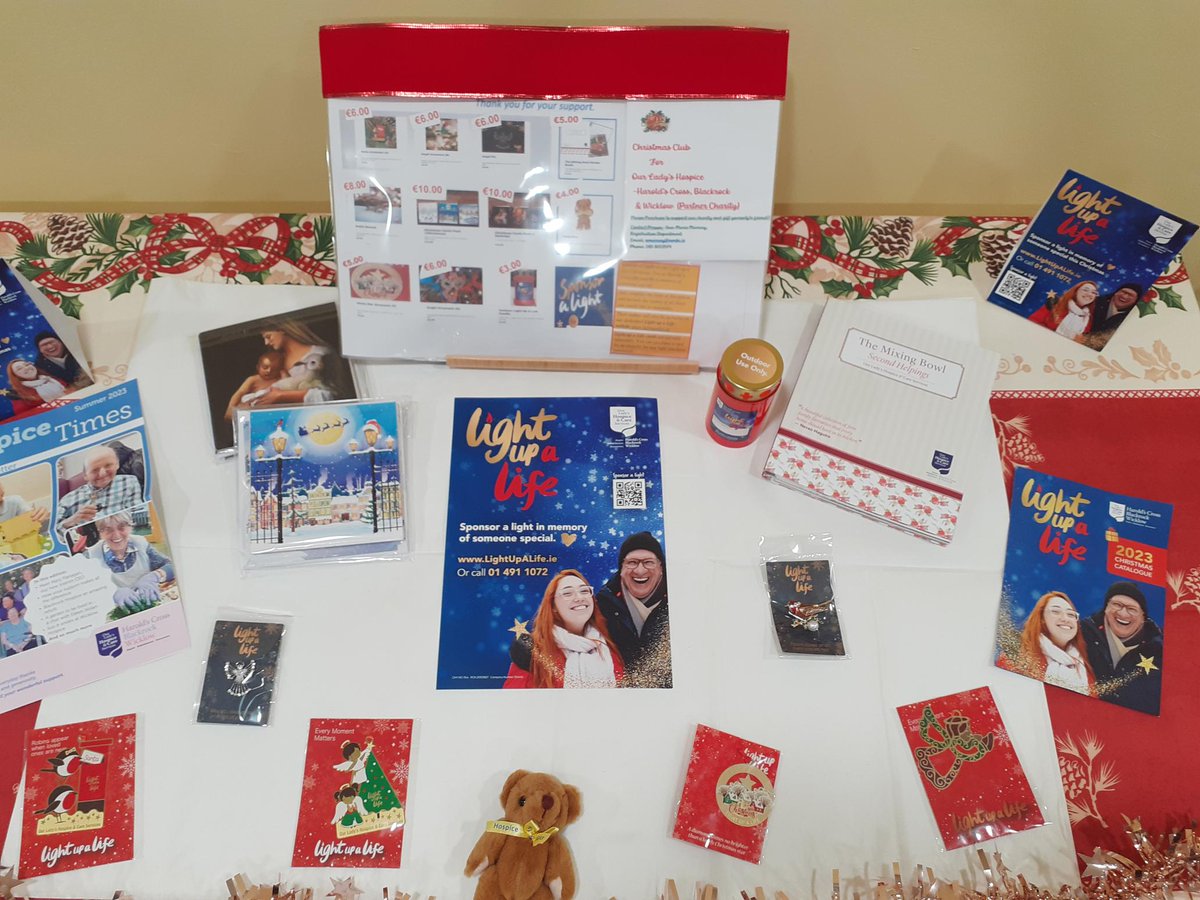 Our charity partner for 2023-2024 is @ourladyshospice - providing specialist care for people with a range of needs from rehabilitation to end of life care. From the proceeds of our Christmas Raffle and Christmas Table sales, we've raised €907 for our partner. #GivingBack