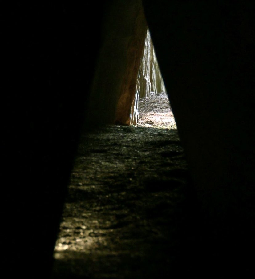 Dawn light began stealing
Through the cold universe to County Meath,
Over weirs where the Boyne water, fulgent, darkling,
Turns its thick axle, over rick-sized stones
Millennia deep in their own unmoving
And unmoved alignment. 

#WinterSolstice
#Newgrange 
#SeamusHeaney