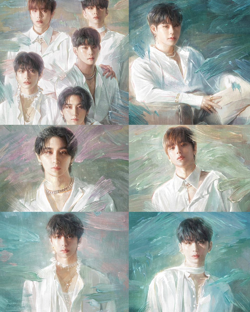 adding monsta x as paintings, these concept pics were STUNNING