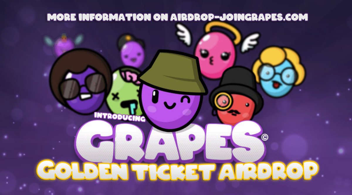 JoinGrapeColn's tweet image. Registration for the Season 1 $GRAPE airdrop is now live 🍇

Register now!

👉 airdrop-joingrapes.com

Open to everyone.