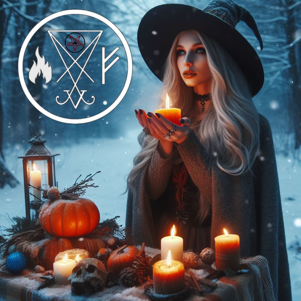 ⛧ Dark Yule ⛧
Enjoy this day! - Que ce jour soit merveilleux pour vous 🎄

#yule #satanism #satanisme #satan #lilith #lilithchurch #satanchurch #satanistoftiktok #sataniccommunity #satanist #satansanta #Christmas #Noel