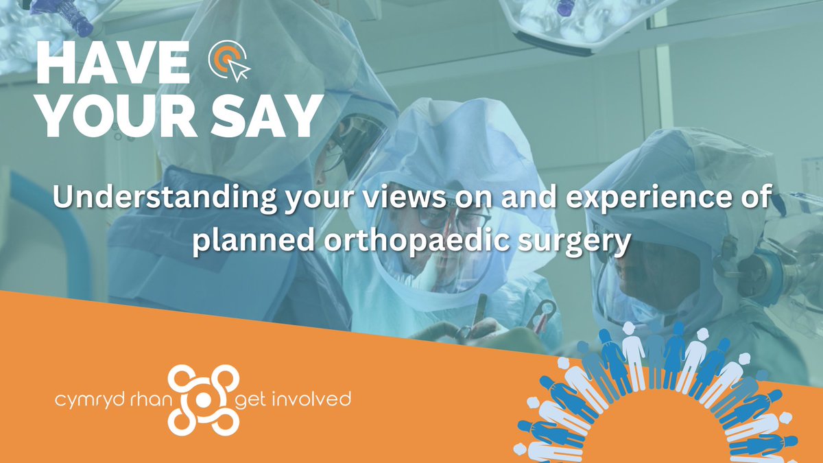 We want to hear the views of people with experience of being diagnosed, waiting for care and/or having had joint replacement surgery within the last 18 months in North Wales.
Find out more about the discussion groups here: bcuhb.nhs.wales/news/consultat…