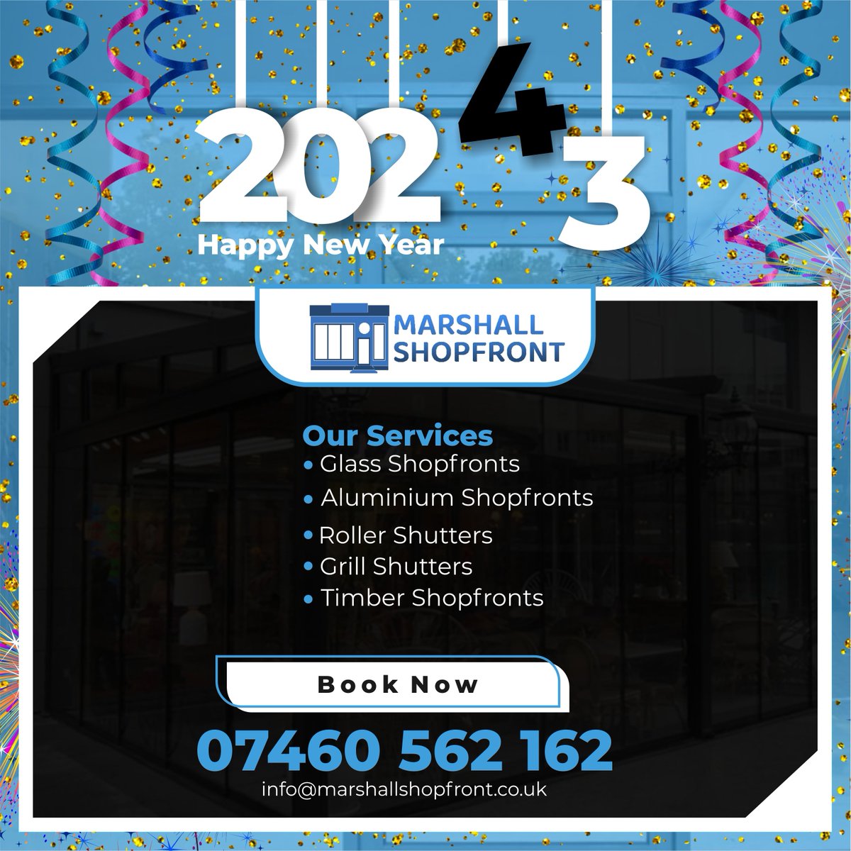MShopfront's tweet image. Marshall Shopfront: Your go-to solution for reliable and efficient roller shutter repair services in Hornchurch, United Kingdom. Trust us for secure premises.

marshallshopfront.co.uk
#MarshallShopfront
#RollerShutterRepair
#ShopfrontSecurity
#HornchurchRepairs
#SecurePremises
