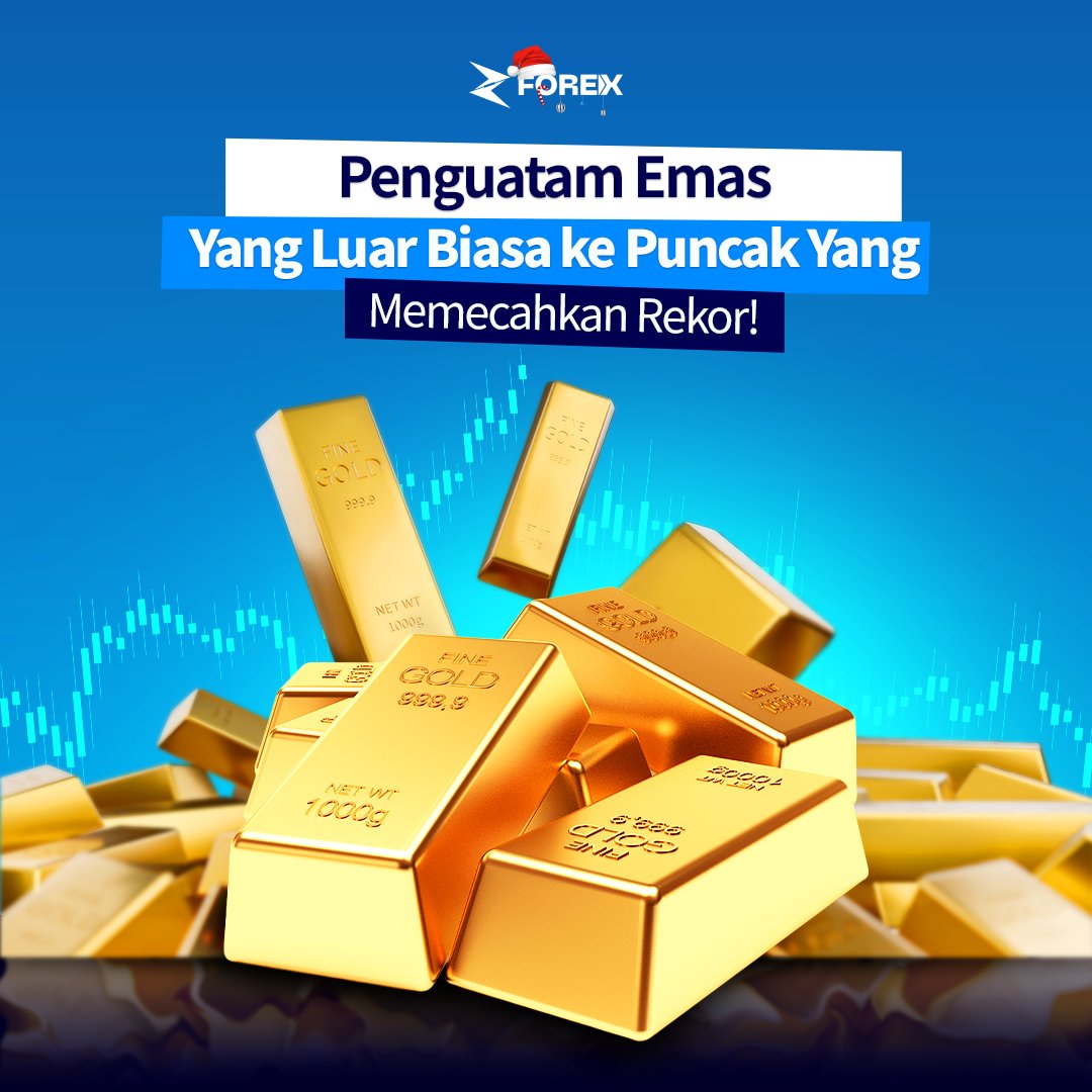 Emas meningkat 10,95% sejak awal tahun 2023 dan mencapai level tertinggi sepanjang masa di angka 2150 selama bulan Desember ini. 📈 Hubungi tim dukungan profesional kami dan jangan lewatkan peluang emas bersama zForex! 💫 #zforex #InvestinginGold #Emas #ForexTrading #SafeHaven