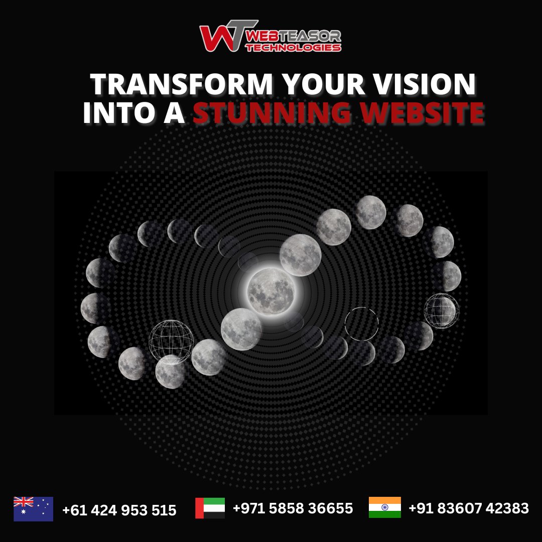 Webteasor's tweet image. TRANSFORM YOUR VISION INTO A STUNNING WEBSITE.

𝐋𝐞𝐭&apos;𝐬 𝐜𝐫𝐞𝐚𝐭𝐞 𝐬𝐨𝐦𝐞𝐭𝐡𝐢𝐧𝐠 𝐚𝐦𝐚𝐳𝐢𝐧𝐠 𝐭𝐨𝐠𝐞𝐭𝐡𝐞𝐫! 🤝

#webdevelopment #bestwebdevelopmentcompany #webdevelopmentservices #websiteservices #webdevelopmentindia #websitedevelopment #technology #webdevelopment