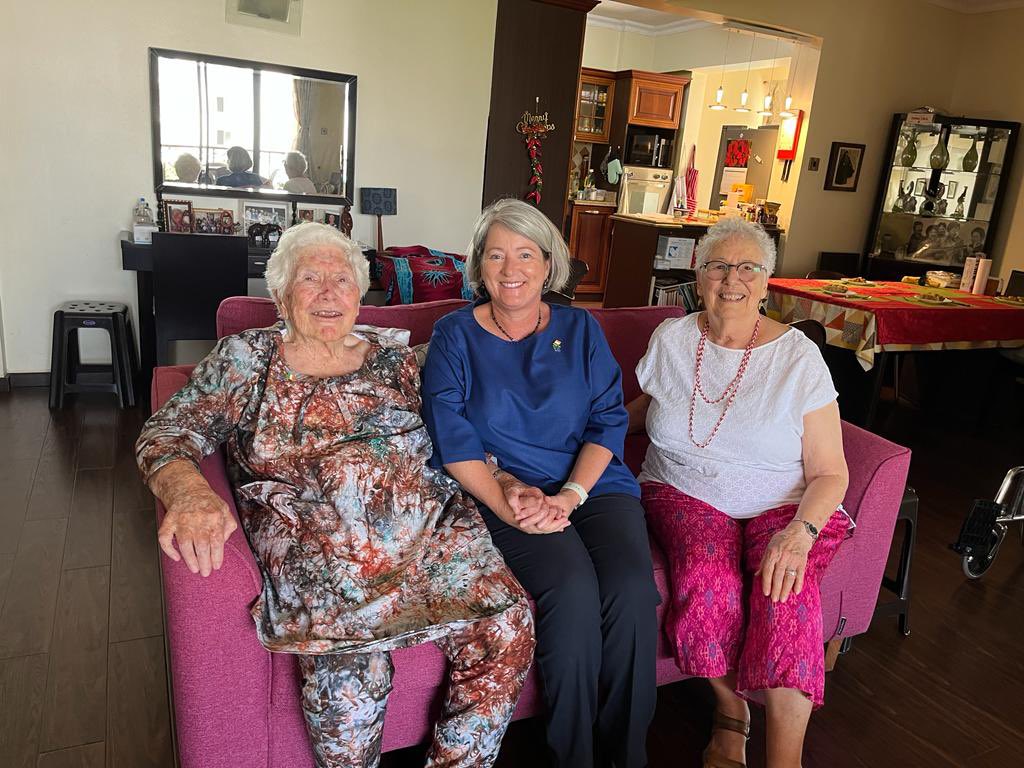 97 years young and enjoying the spirit of Christmas. Happy Christmas to our wonderful Sr Nora, a native of Ballinskelligs County Kerry.