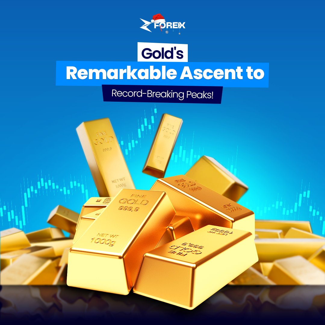 Gold increased 10.95% since the beginning of 2023 and reached an all-time high of 2150 during this December. 📈 Contact our professional support team and don’t miss out on golden opportunities with zForex! 💫 #zforex #InvestinginGold #Gold #ForexTrading #SafeHaven