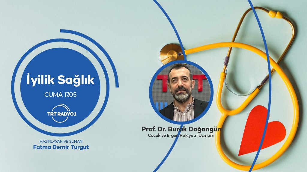İyilik Sağlık'ta bu hafta konuğumuz Prof. Dr. Burak Doğangün ile çocuk ve ergen ruh sağlığı ile ilgili konuşuyoruz. @drburakdogangun Dinlemek için ⤵️ 🌐 radyo.trt.net.tr 🎧 trtdinle.com