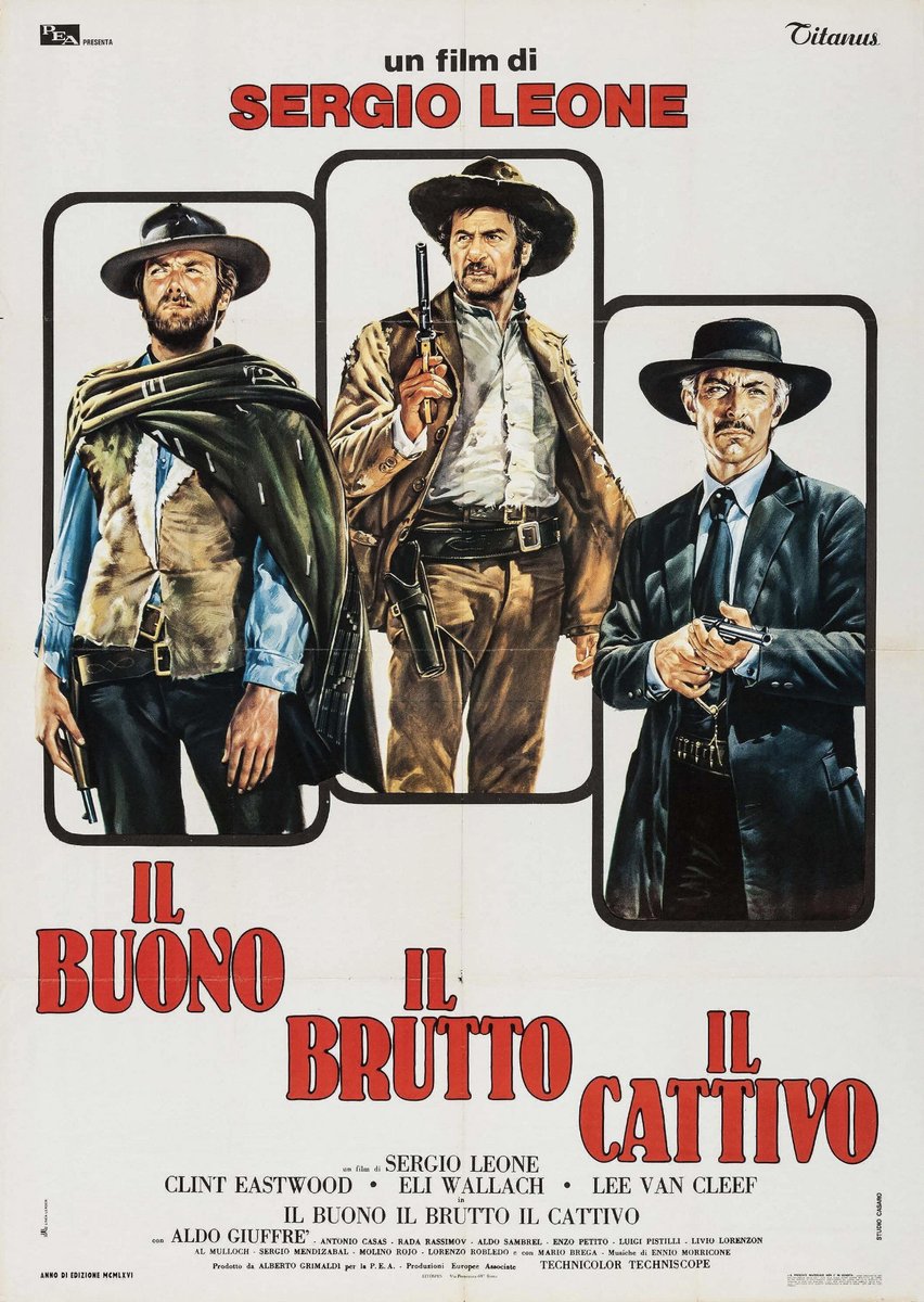 The Good, the Bad and the Ugly was first released in Italy on this day in 1966. All of the actors in this film spoke in their native languages, and were dubbed into other languages in post-production (Italian, German, Spanish, English, etc/). - Mike