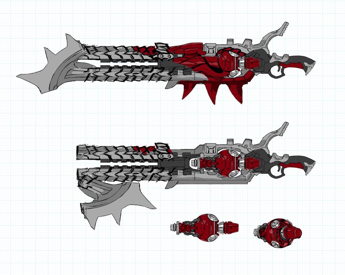 no humans weapon white background axe simple background reference sheet chainsaw general  illustration images