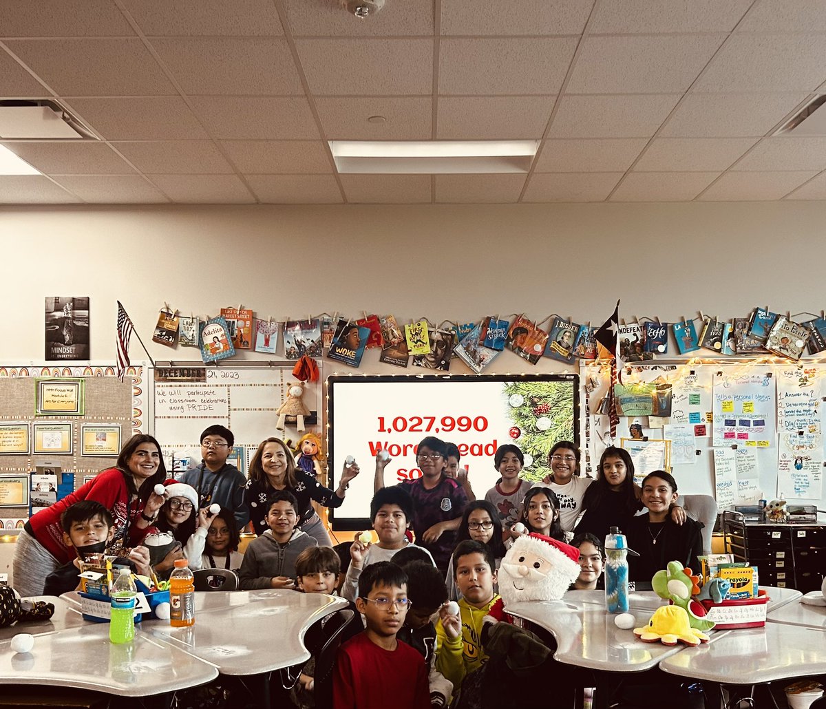 Bianca Esparza ๐๐ (@esparz_b) on Twitter photo This amazing group of 5th graders just read 1,027,990 words so far in Read180!! How did we celebrate? By a surprise snow storm in the classroom and tossing around a few snowballs โ๏ธ<a href="/DorysBGonzalez1/">Dorys B Gonzalez</a> is the best co-teacher ever!! โ๏ธ#matzkeproud #read180 This amazing group of 5th graders just read 1,027,990 words so far in Read180!! How did we celebrate? By a surprise snow storm in the classroom and tossing around a few snowballs โ๏ธ<a href="/DorysBGonzalez1/">Dorys B Gonzalez</a> is the best co-teacher ever!! โ๏ธ#matzkeproud #read180