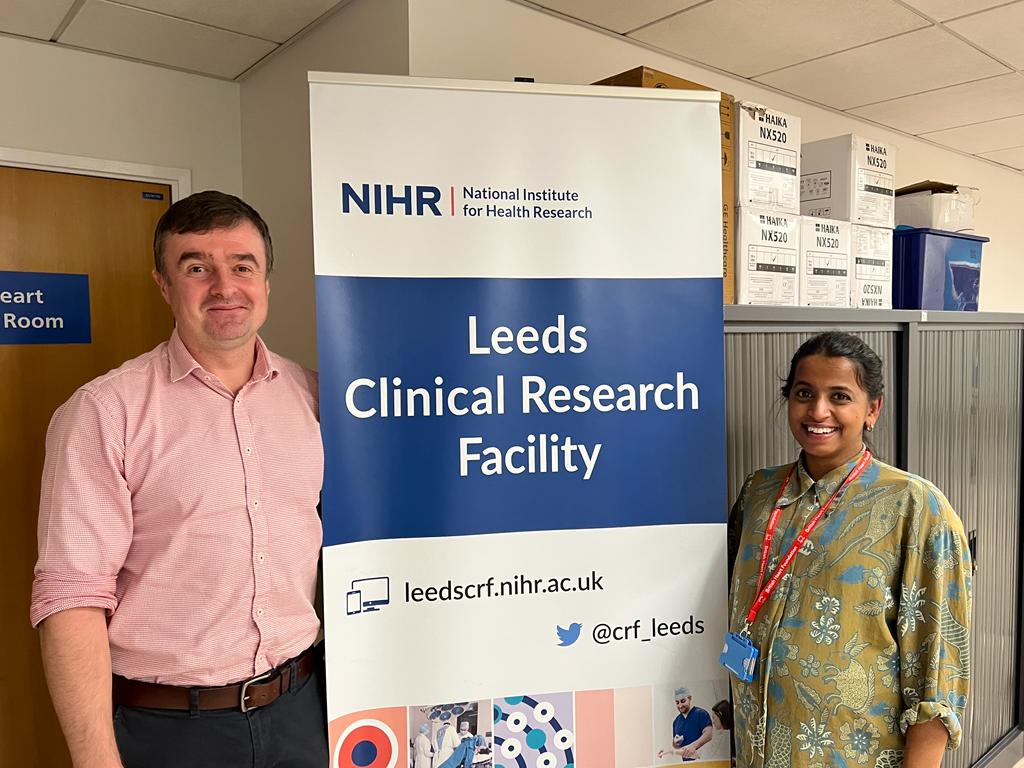 Excited to have <a href="/stephescope/">Stephe Kamalathasan</a> join the team as the first ever @CRF_Leeds Cardiovascular Fellow

Stephe will support the CRF's porfolio whilst working towards her own PhD with me and <a href="/KlausKWitte/">Dr Klaus Witte MD</a> kindly funded by <a href="/TheBHF/">British Heart Foundation</a>