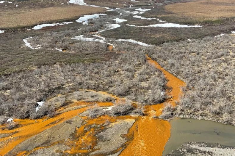 Alaska's rivers are turning bright orange, and scientists are working to figure out exactly why.