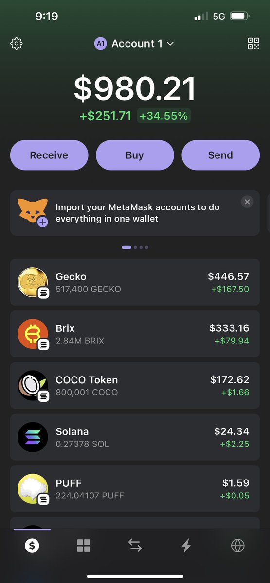 Brix by brix
We keep grinding for the diamonds
<a href="/BRIX_LABS/">$BRIX</a> 
This is what happens when you don’t paper-hand your bags when things look bad
Stay Humble , Keep Grinding 
<a href="/playtheheist/">The Heist</a> <a href="/StonedApeCrew/">Stoned Ape Crew</a> we getting them airdrops fam!