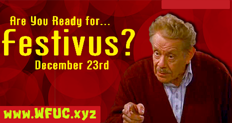 Deviantbradio's tweet photo. Get your #pole ready! #Festivus is a mere #day away! #HappyFestivus #WFUC https://t.co/eK5o1p3dUl #FeatsOfStrength #AiringOfGrievances https://t.co/LbaTG3u1Og