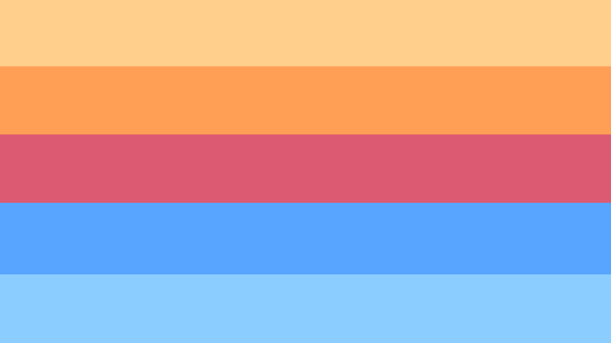 umbrecrunch's tweet photo. SUN OMNI

a flag for omnis who are bright, bubbly &amp;&amp; energetic !! they light up a room every time they walk into one <3

[ #flagtwt #mogaitwt #xenictwt #omnitwt #omnisexual #omniromantic ] https://t.co/j06zYz0dEM