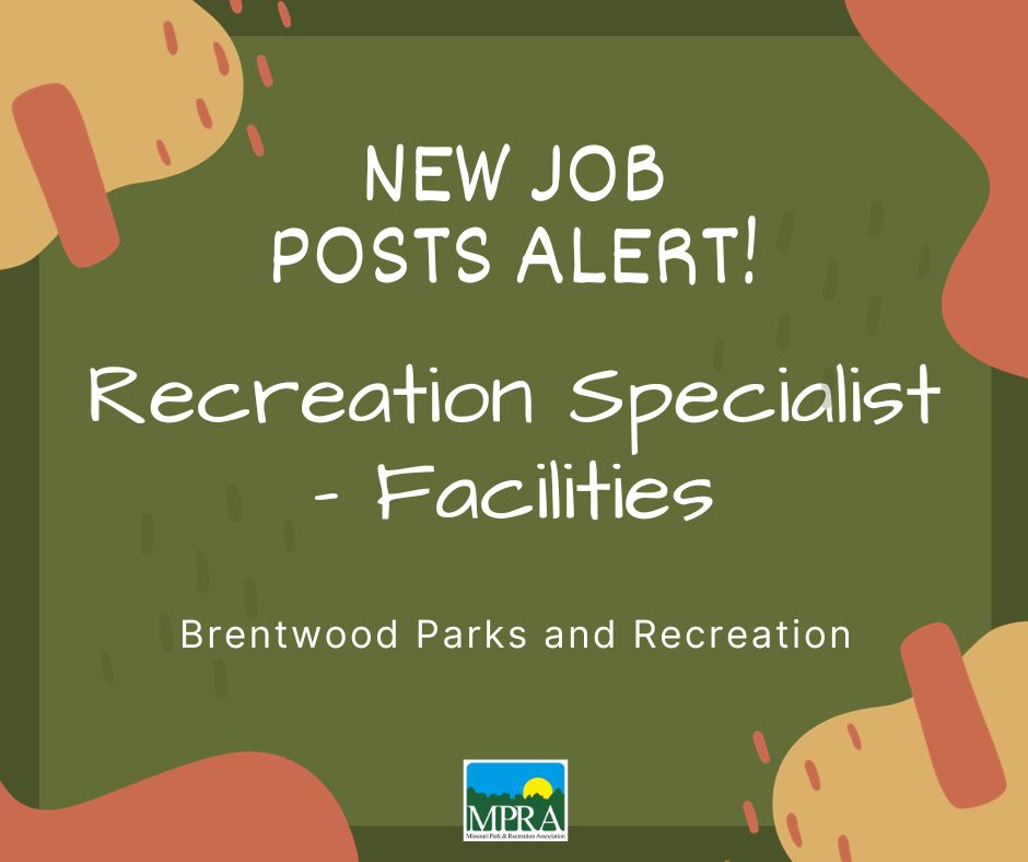 The City of Brentwood, MO is currently recruiting for the position of Assistant Program Coordinator – Facilities, a newly created position within the Brentwood Parks And Recreation department. members.mopark.org/jobs/Details/r…