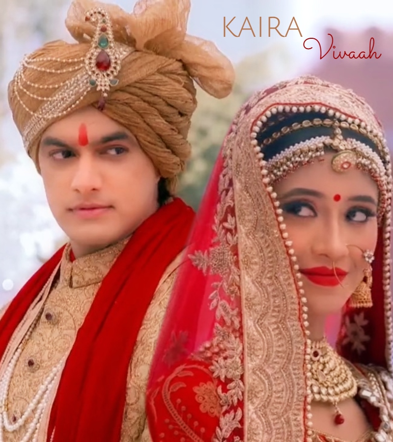 The radiant bride and the suave groom
#Kaira #Shivin #KairaVivaah #WeddingLook