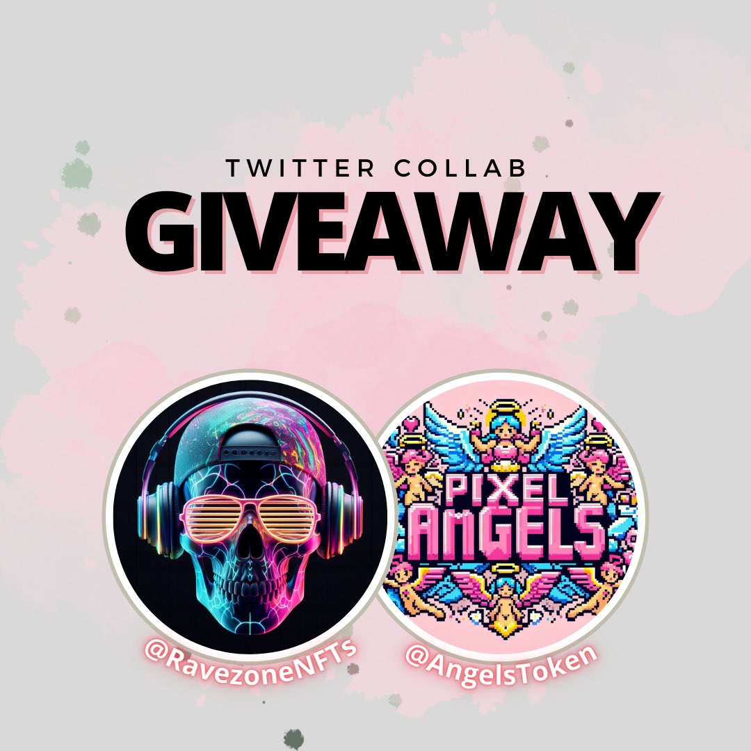 RaveZone~NFTs (@vvsystematics) on Twitter photo 🎁 Join the RavezoneNFTs X Pixel Angels Giveaway! 🎁
🎉 5 WL spots from RavezoneNFTs
🎉 5 WL spots from Pixel Angels
To Enter:
1⃣ Follow <a href="/vvsystematics/">RaveZone~NFTs</a> & <a href="/AngelsToken/">Angel8908889</a>
2⃣ ❤️ & 🔁
3⃣ Tag 2 Friends ✨
Ends in 24hrs ⏳
#NFT #Giveaway #SolanaNFTs #WLgiveaway 🎁 Join the RavezoneNFTs X Pixel Angels Giveaway! 🎁
🎉 5 WL spots from RavezoneNFTs
🎉 5 WL spots from Pixel Angels
To Enter:
1⃣ Follow <a href="/vvsystematics/">RaveZone~NFTs</a> & <a href="/AngelsToken/">Angel8908889</a>
2⃣ ❤️ & 🔁
3⃣ Tag 2 Friends ✨
Ends in 24hrs ⏳
#NFT #Giveaway #SolanaNFTs #WLgiveaway