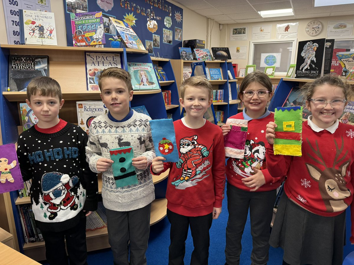 HolmeValleySch's tweet image. Y4 - Sewing
Christmas bags
Added festive fun with their Christmas jumpers!
Mrs Bellamy’s ⬇️
#DesignTechnology #Christmas #FestiveFun #SewingSkills