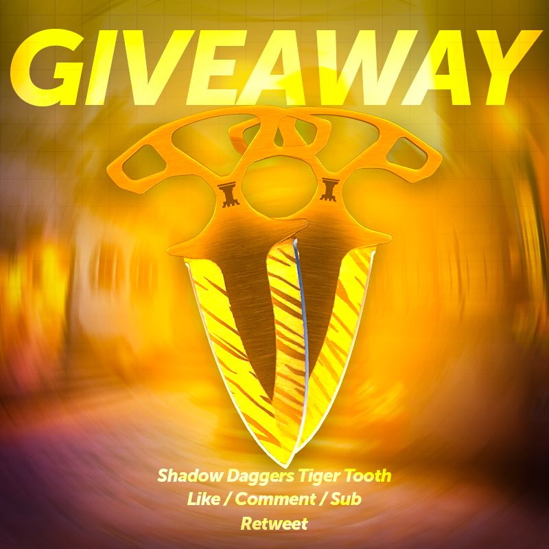 AnoNgambles's tweet image. ⭐️Shadow Daggers Giveaway #1/10⭐️ 

To Enter:    
  
✅Retweet
✅Like/Comment/Sub (PROOF!)
youtu.be/cNoTYT2DM1k

⏰Ends in 72hrs! GL!🍀