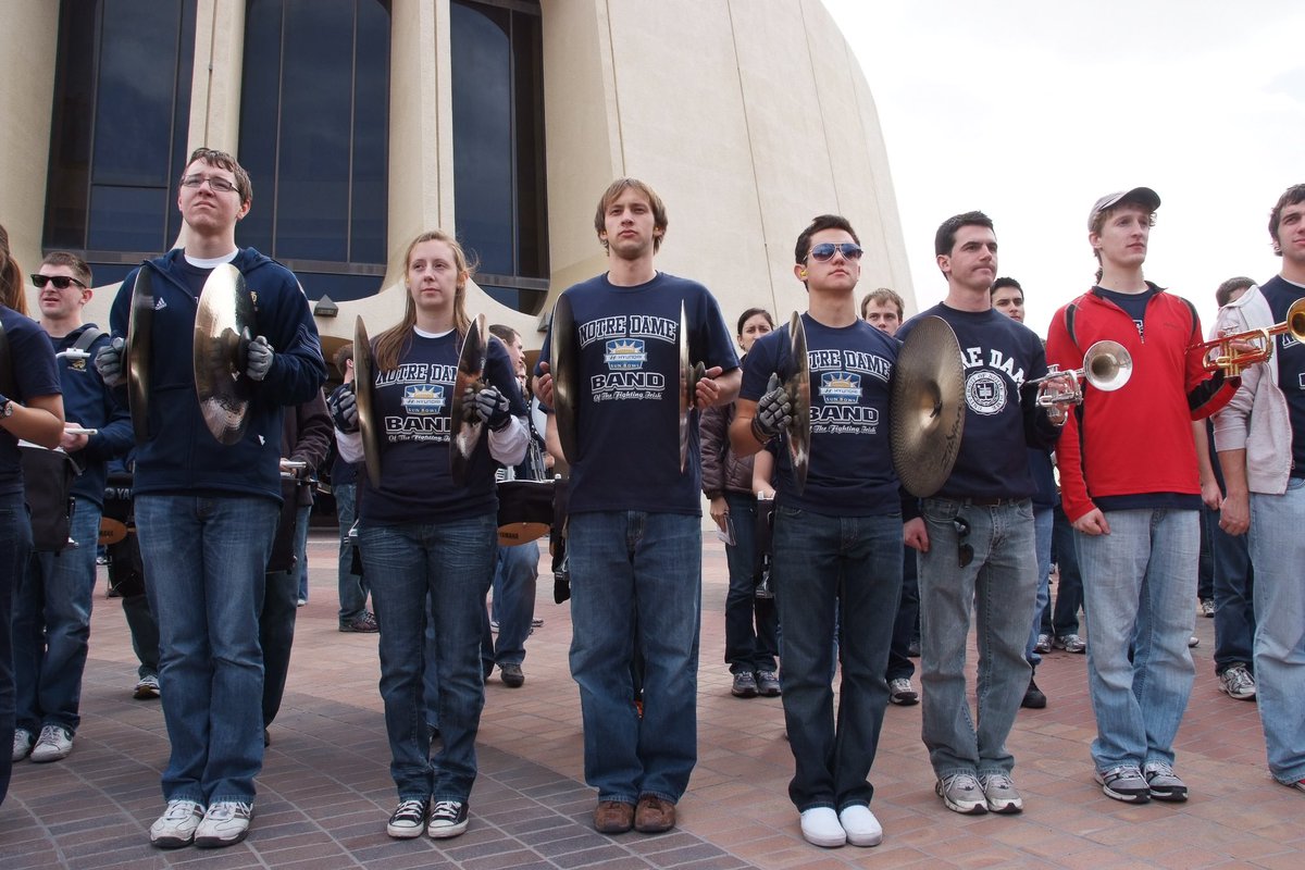 NotreDameBand tweet picture