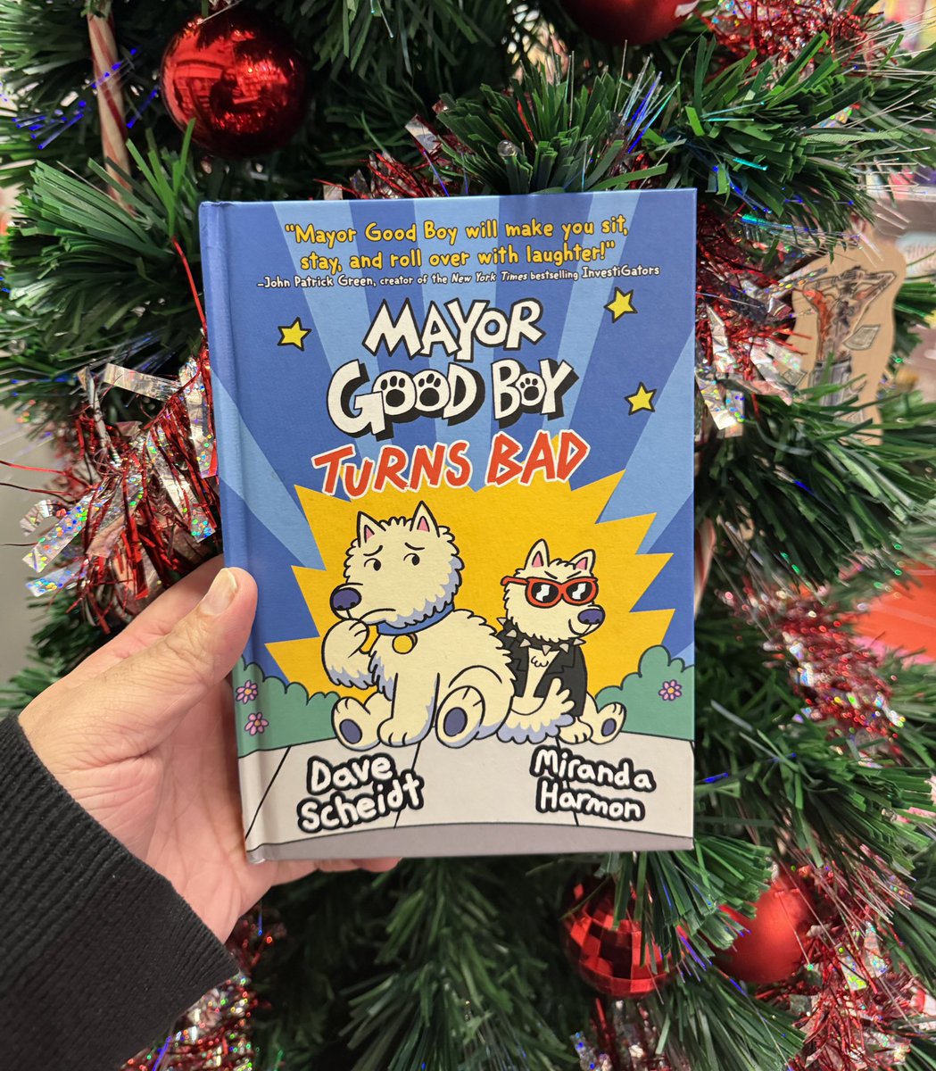 It’s not too late to treat your favorite lil bad boy this holiday season with MAYOR GOOD BOY TURNS BAD by @MirandaMHarmon @snailpaw and me! #mayorgoodboy #kidlit #books #badboy