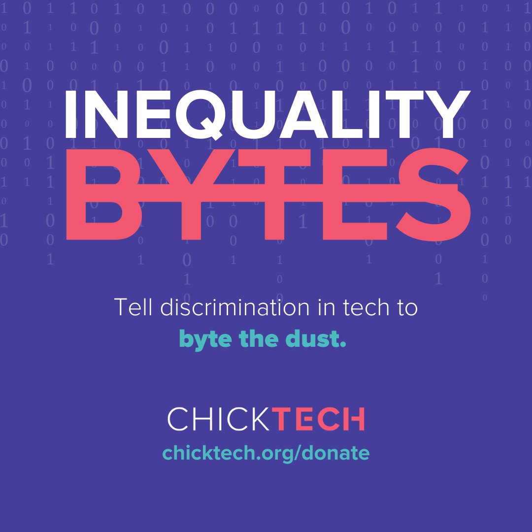 chicktechorg's tweet image. 🎉 Join us in the spirit of giving! Contribute to our Inequality Bytes fundraising campaign and help us reach $10,000 for a more inclusive tech industry. Make a donation, share the link, and be a part of the change! 💖 #TechForChange
Donate & share: secure.givelively.org/donate/chickte…