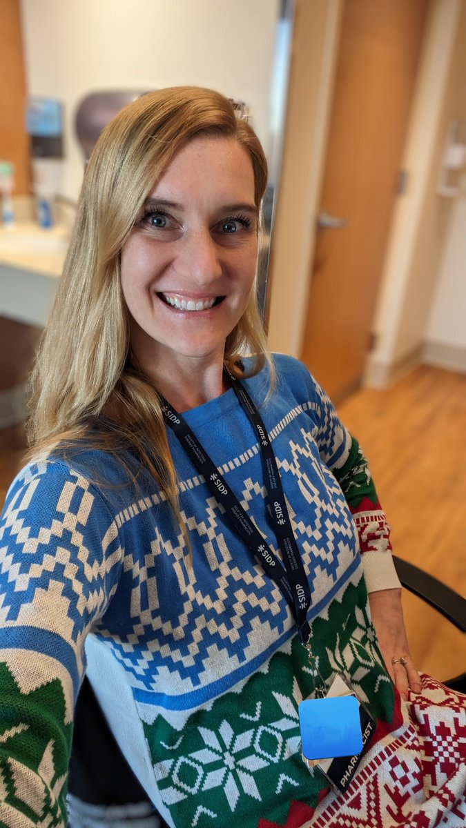 Who is excited to get their @SIDPharm swag this week?!?! Ready to rock my super cool new lanyard (and ugly sweater 😉)