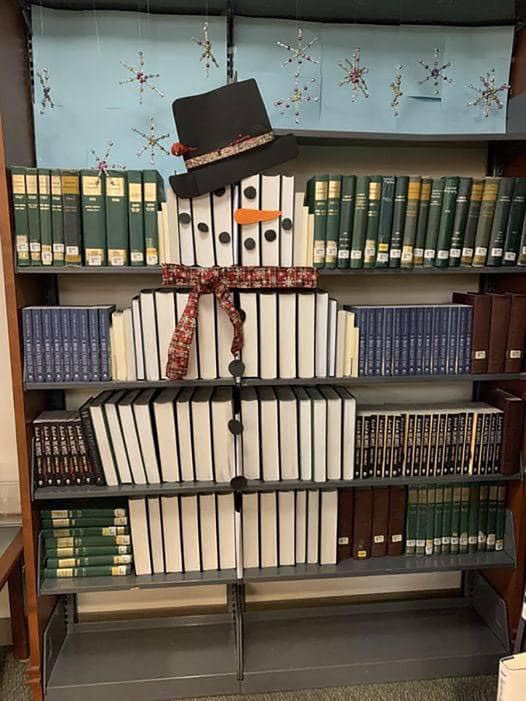 When you ask the librarian for a book on snowmen and they take it way too literally!