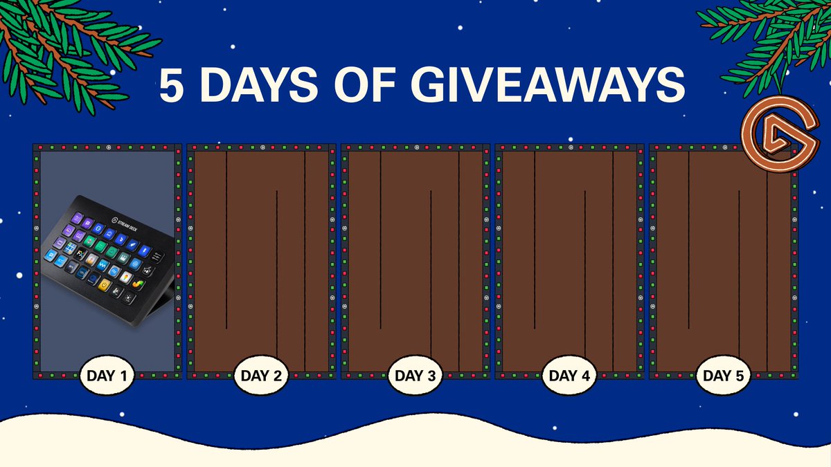 🎶 On the first day of giveaways Elgato gave to one winner... 🎶 🎁 One Stream Deck XL To enter: 1. RT + Follow @elgato 2. Reply with what you're hoping to get for the holidays Winner chosen tomorrow.